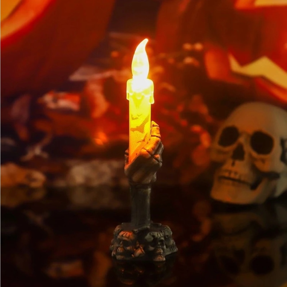 Halloween Ghost Hand Candle
